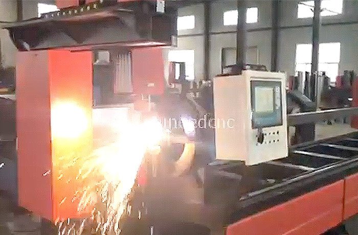 UN3015 200A plasma for pipe cutting with intersecting line 